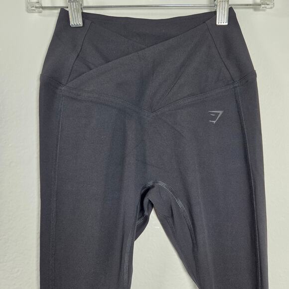 Gymshark Black Crossover Leggings XS - Picture 4 of 10